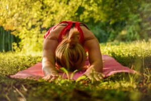 De-stressing with outside yoga practices is a great tip for immune system survival